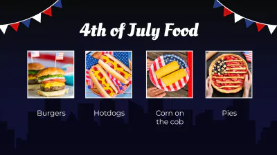 Free 4th of July Presentation Template to Edit Online