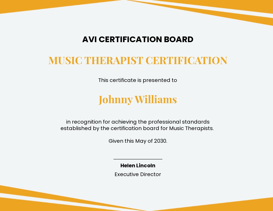 17  FREE Music Certificate Templates Customize Download Template net
