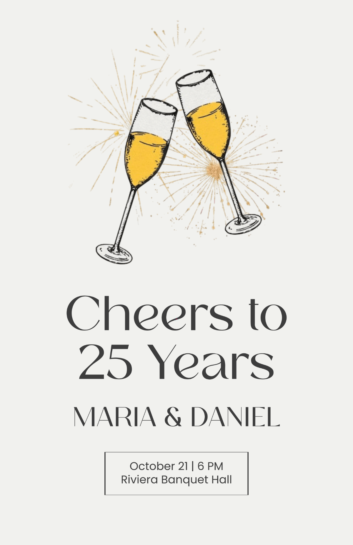 Free Anniversary Celebration Poster Template