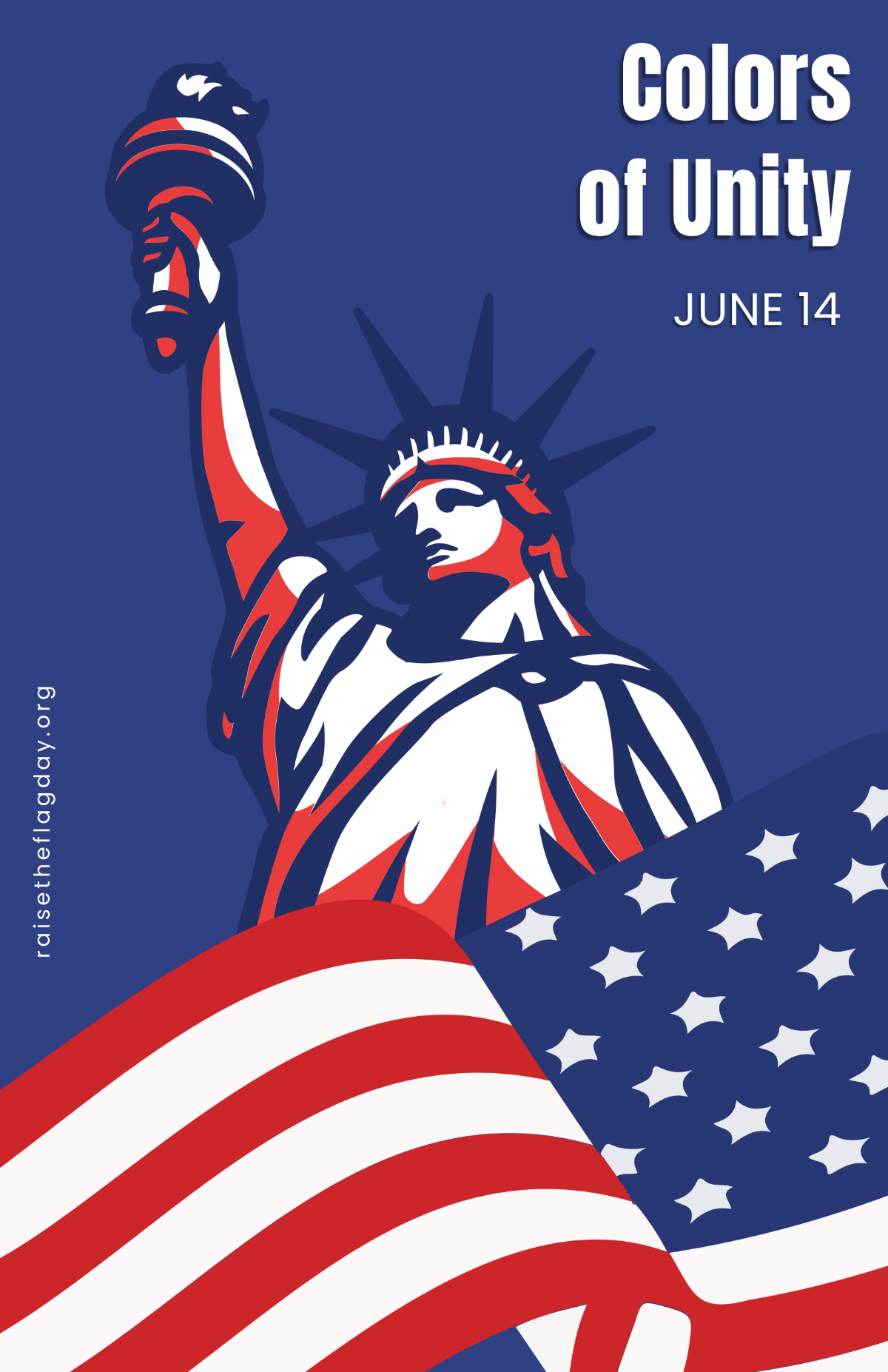 Free Flag Day Celebration Poster Template