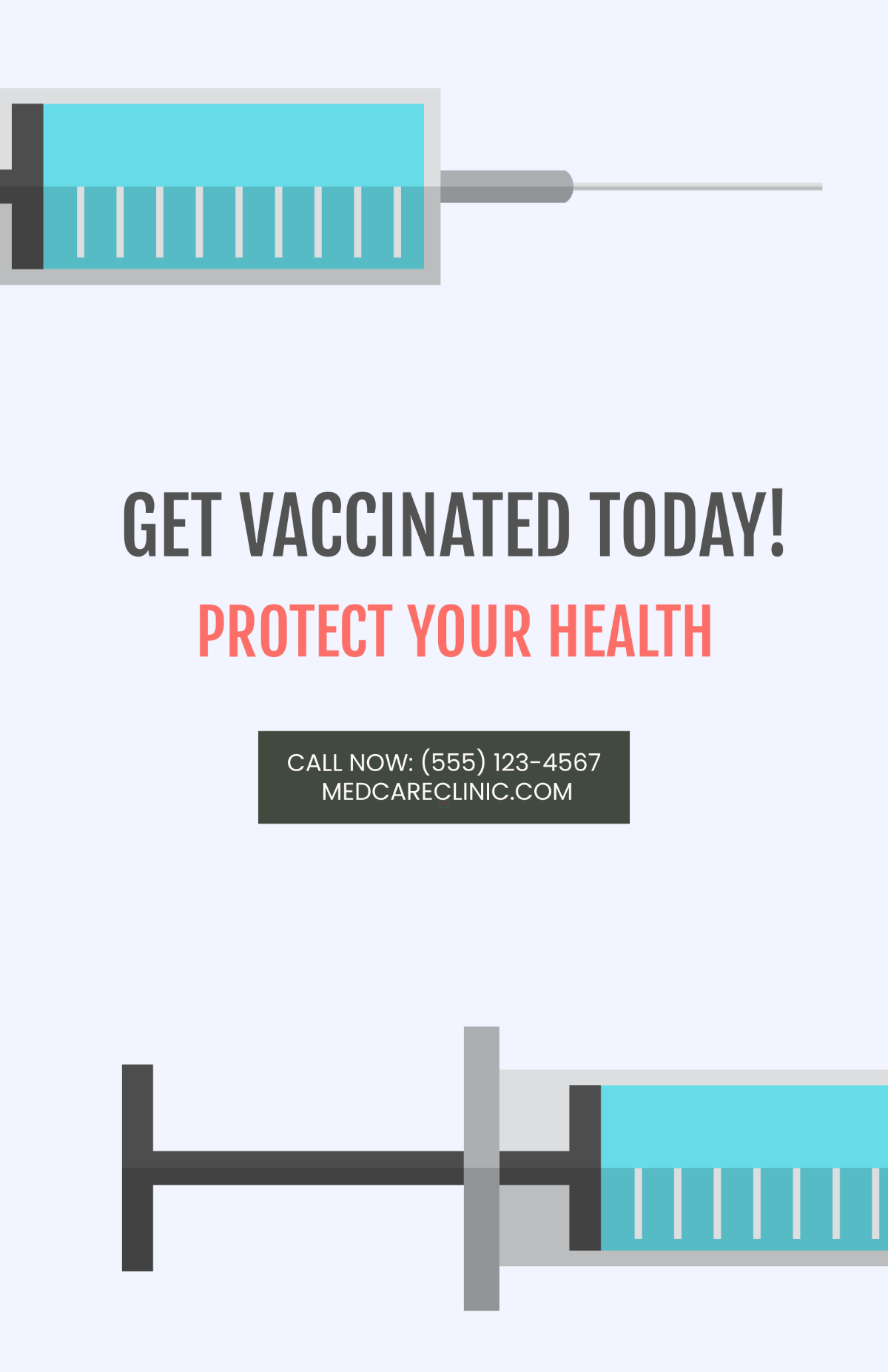 Free Medical Vaccine Poster Template