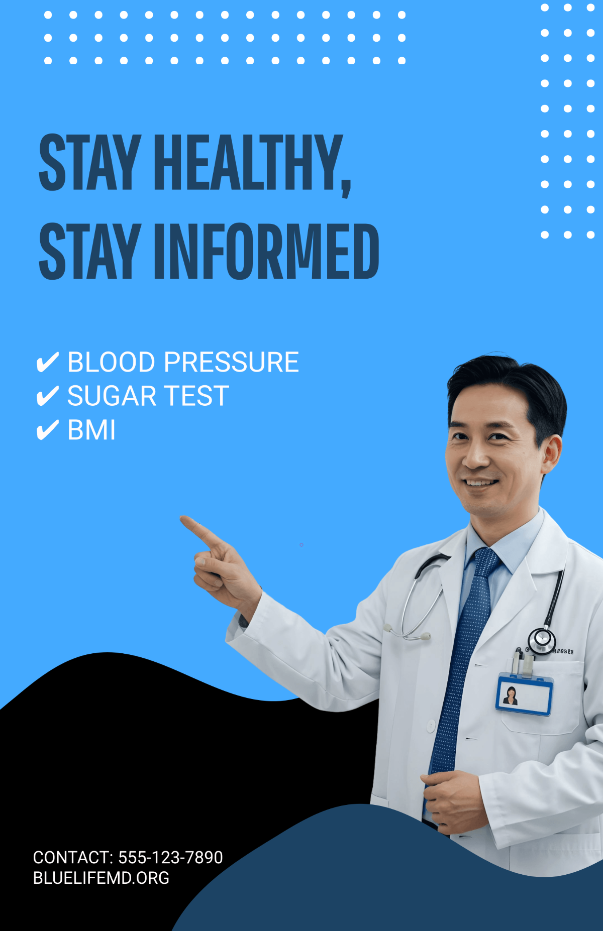 Free Medical Campaign Poster Template