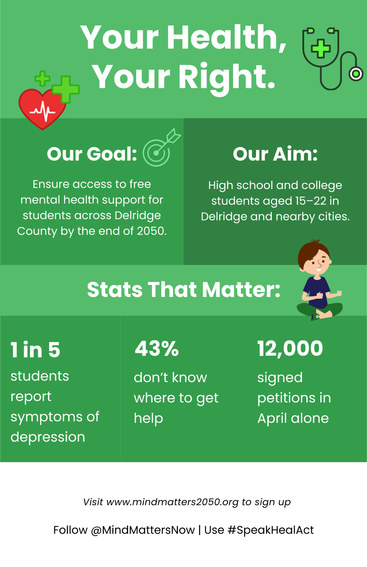 Free Advocacy Infographic Poster Template