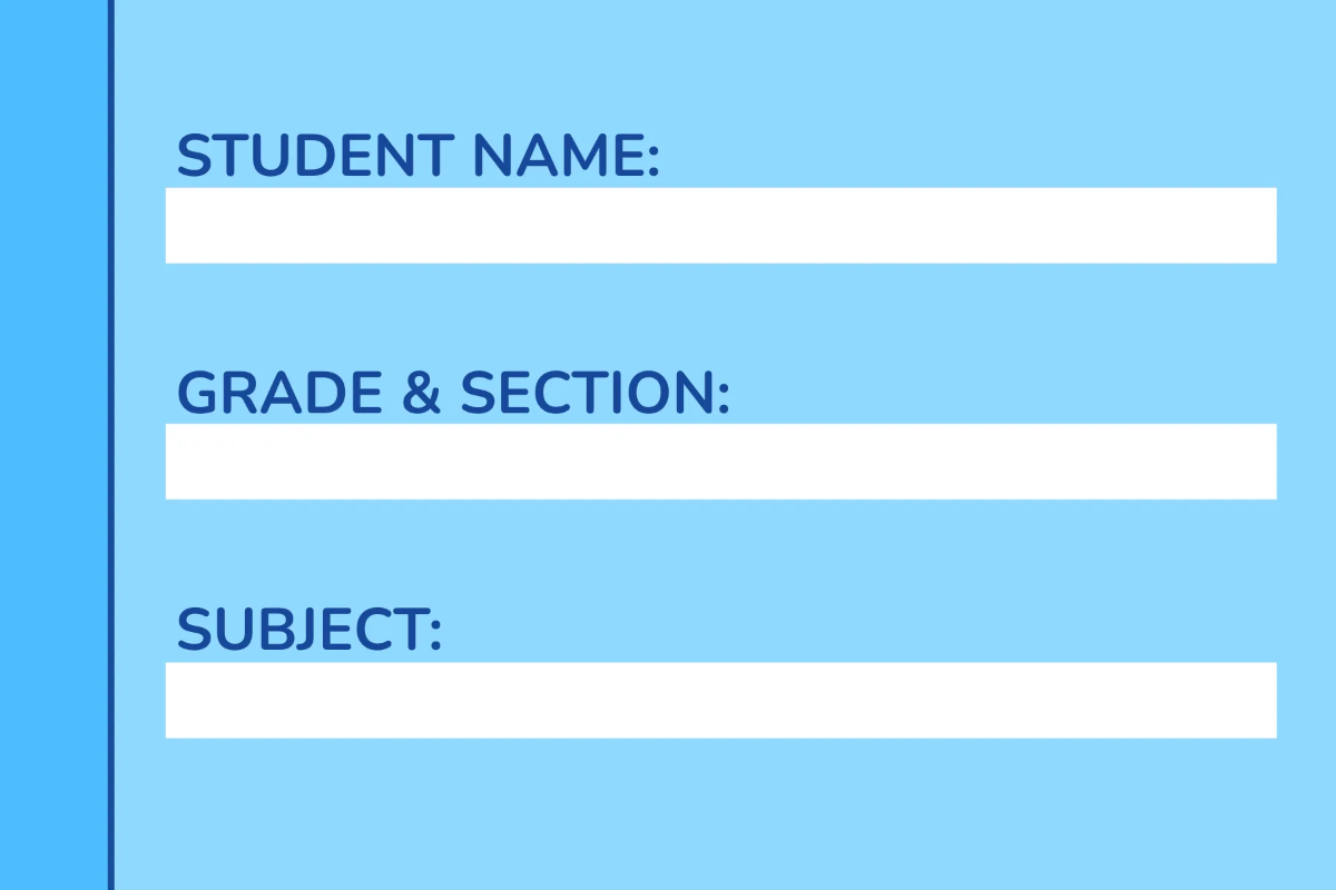 Free School Textbook Label Template to Edit Online