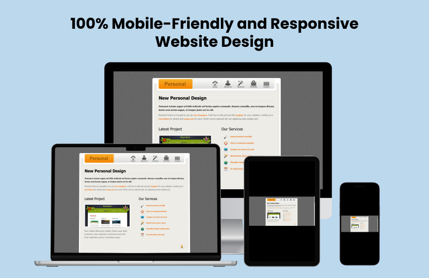 Free Personal PHP Website