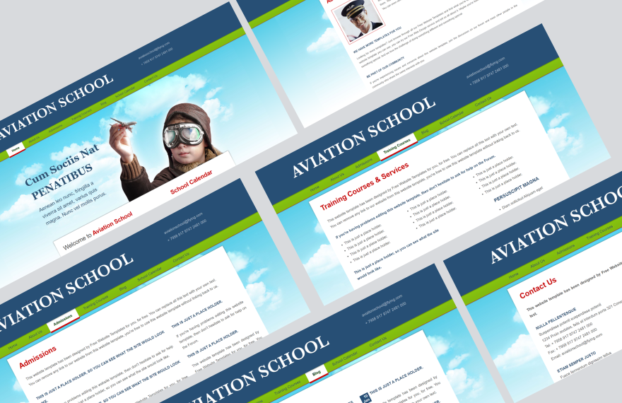 Free School PHP Website