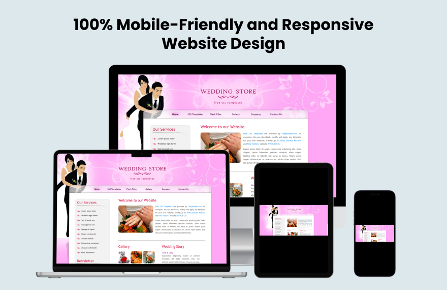 Free Wedding PHP Website