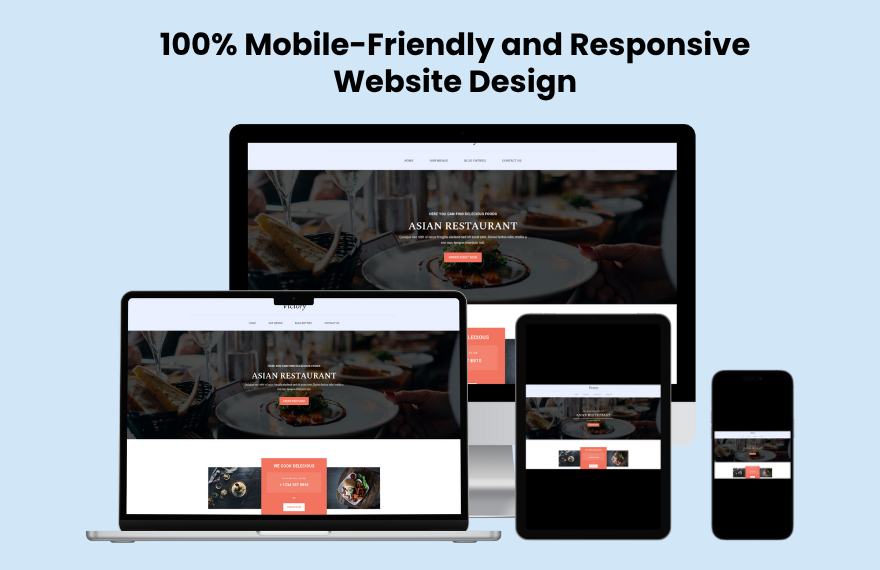 Free Food PHP Website Template