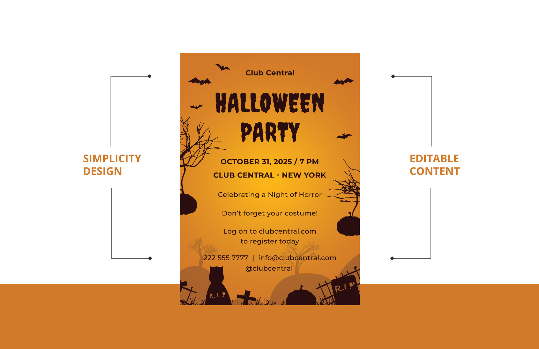 Halloween Event Flyer Template