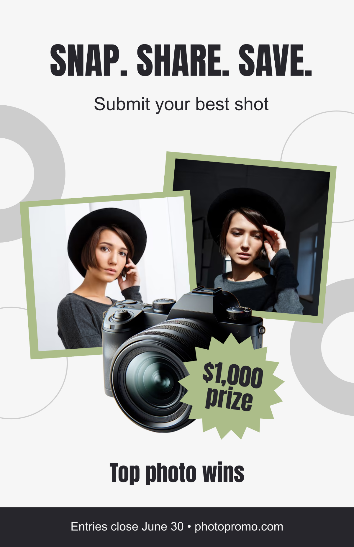 Free Photo Promotional Poster Template