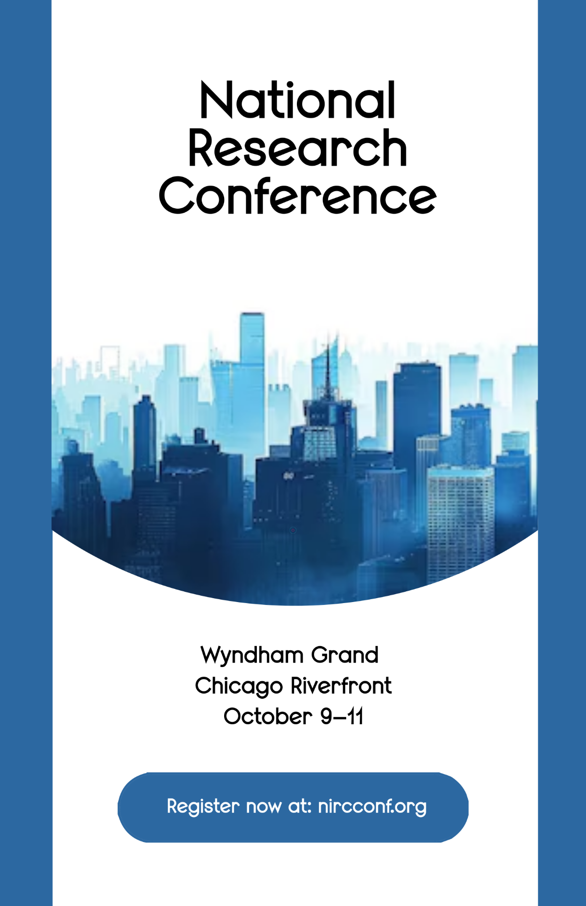 Free Portrait Conference Poster Template