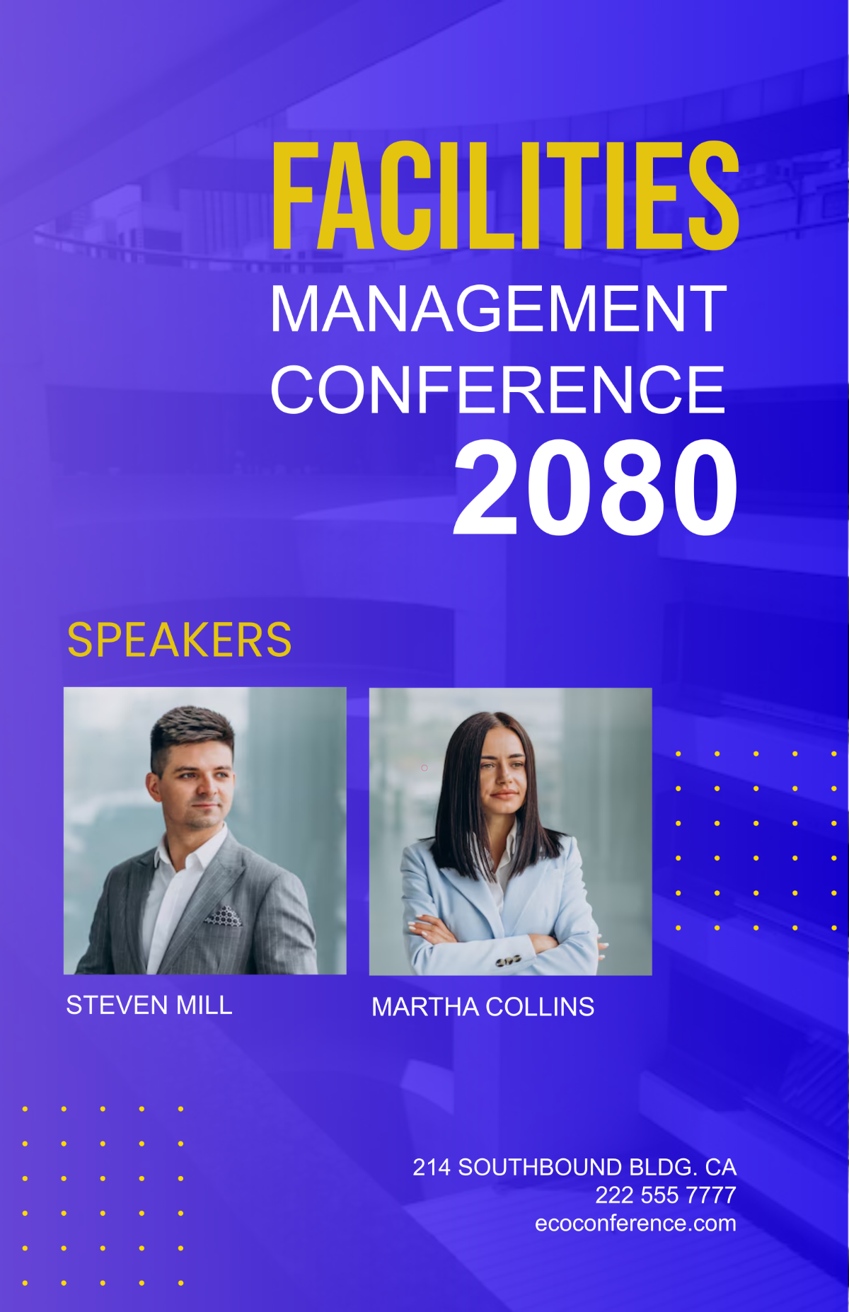 Free Facilities Management Conference Poster Template