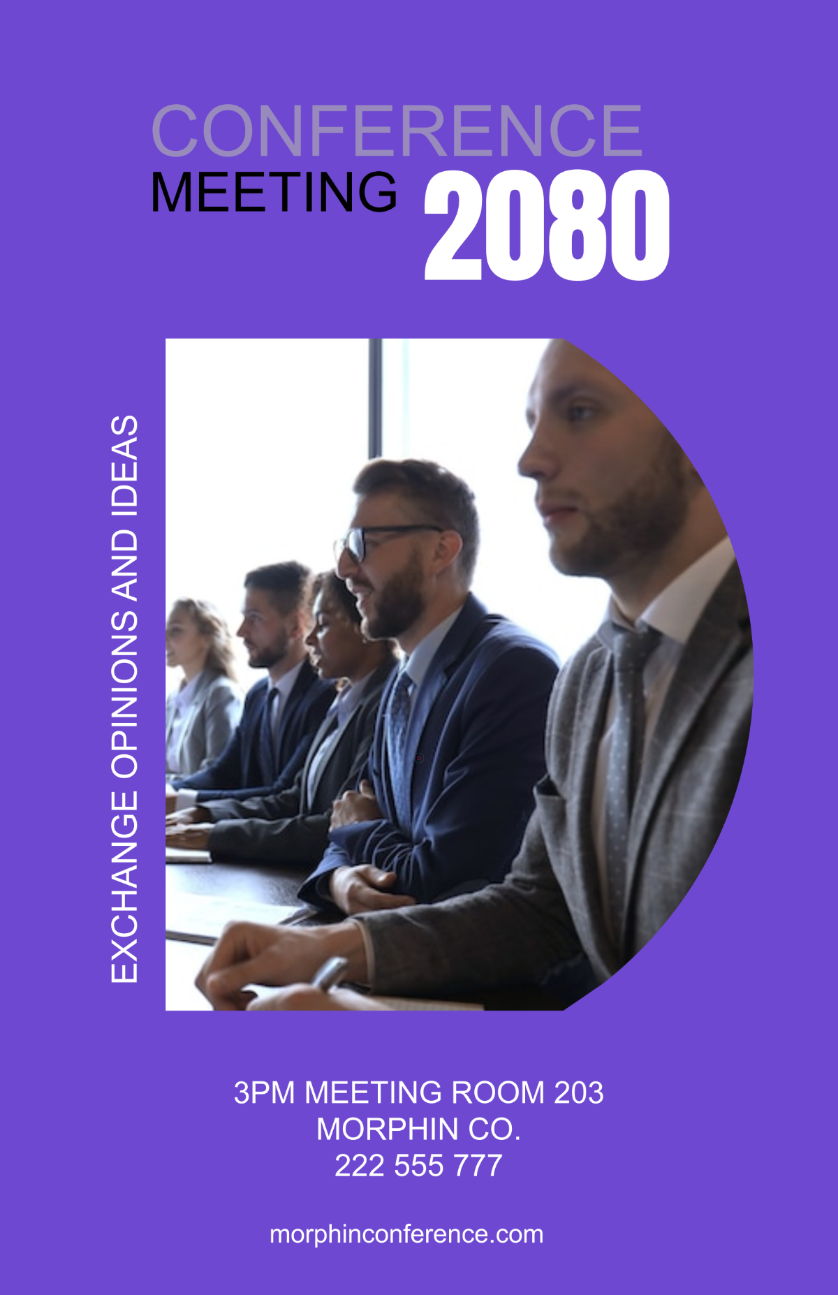 Free Conference Meeting Poster Template