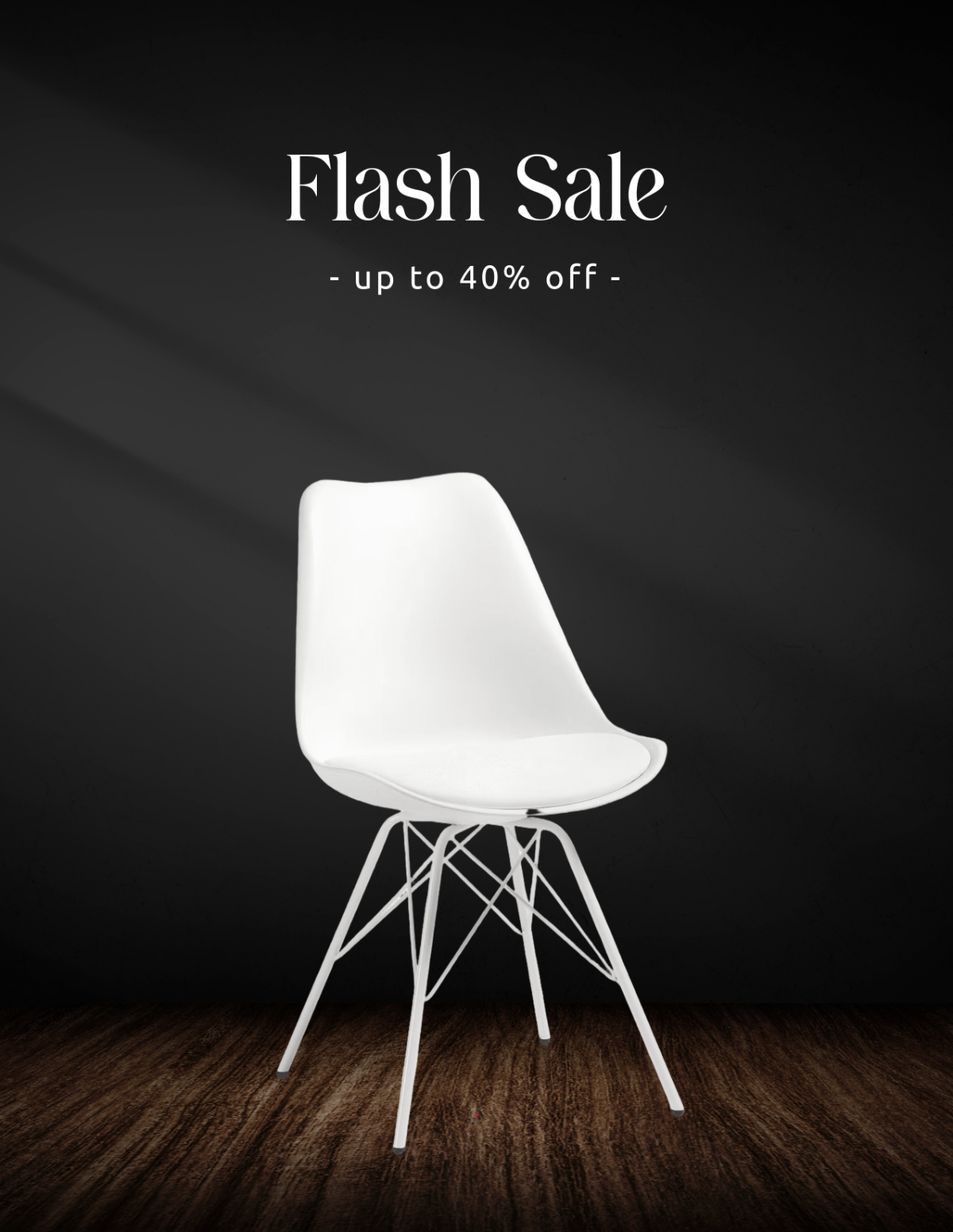 Free Black Interior Photo Template to Edit Online