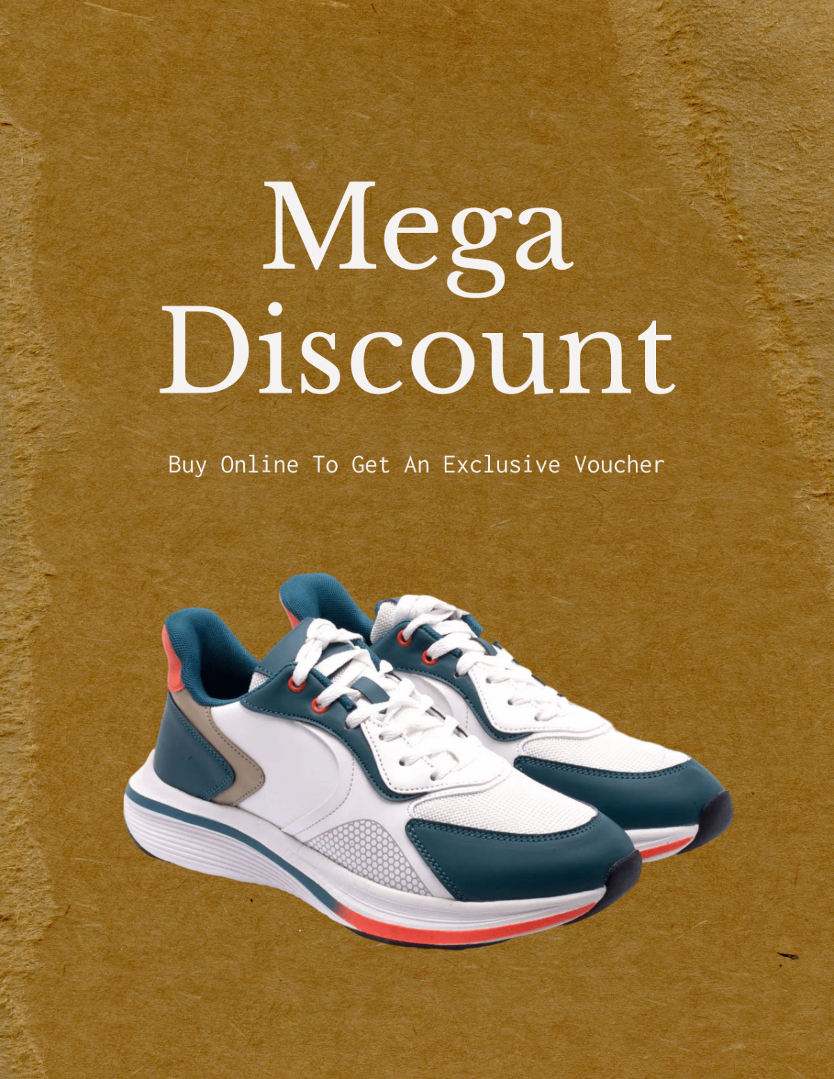 Free Cardboard Background Shoe Photo Template to Edit Online
