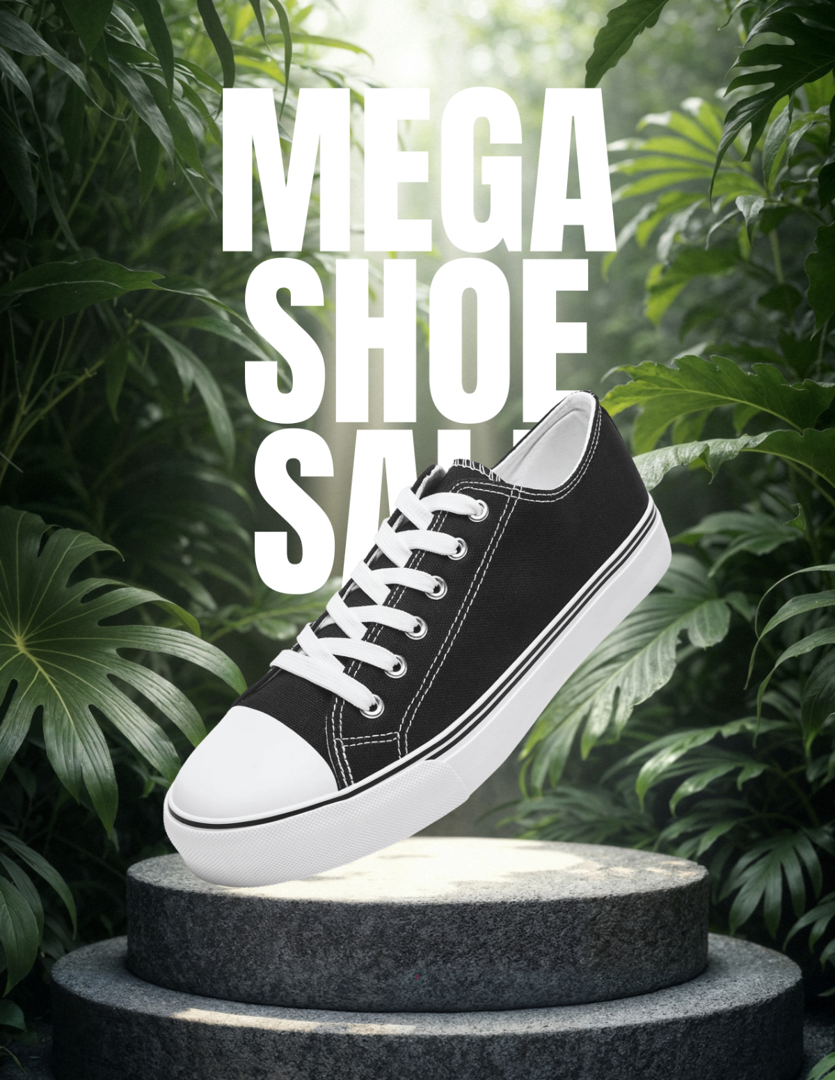 Free Nature Design Shoe Photo Template