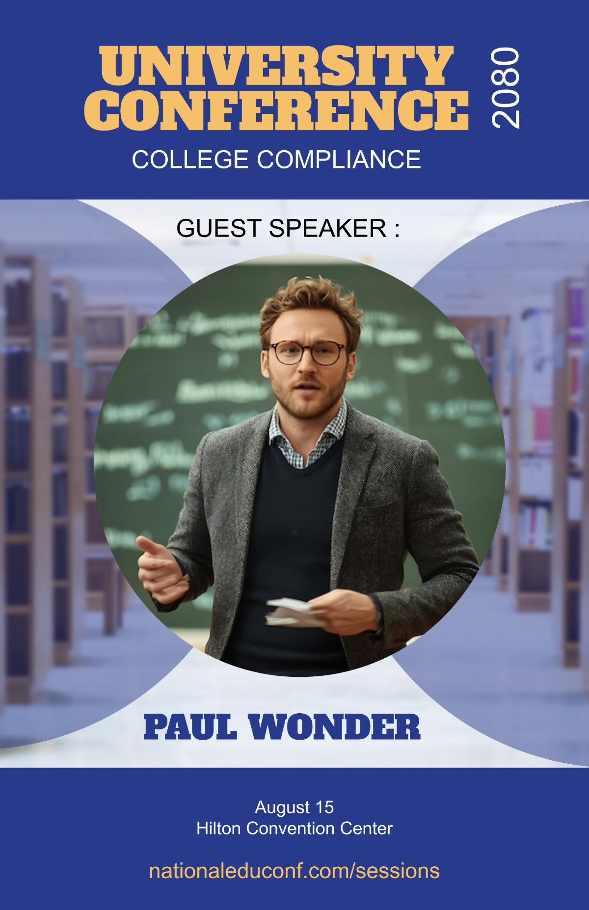 Free University Conference Poster Template