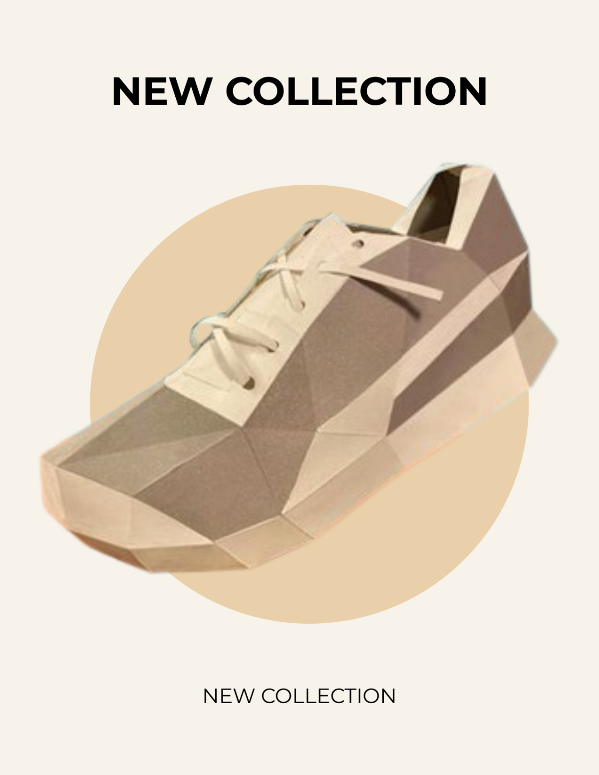 Free Paper Shoe Photo Template