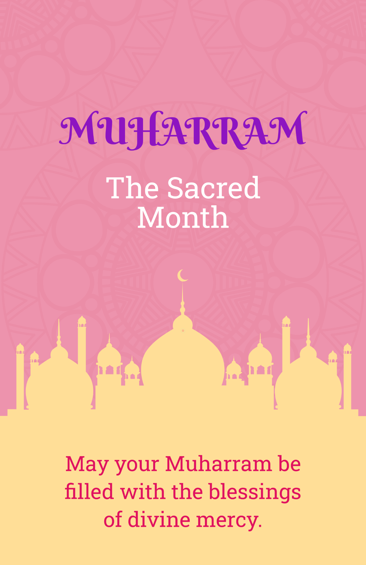 Free Muharram Ul Haram Poster Template