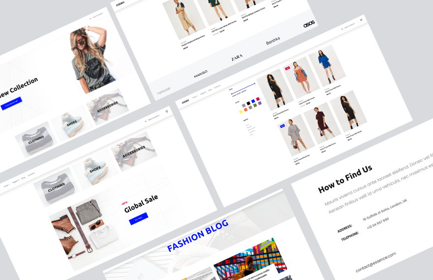 Free Shopping PHP Website Template