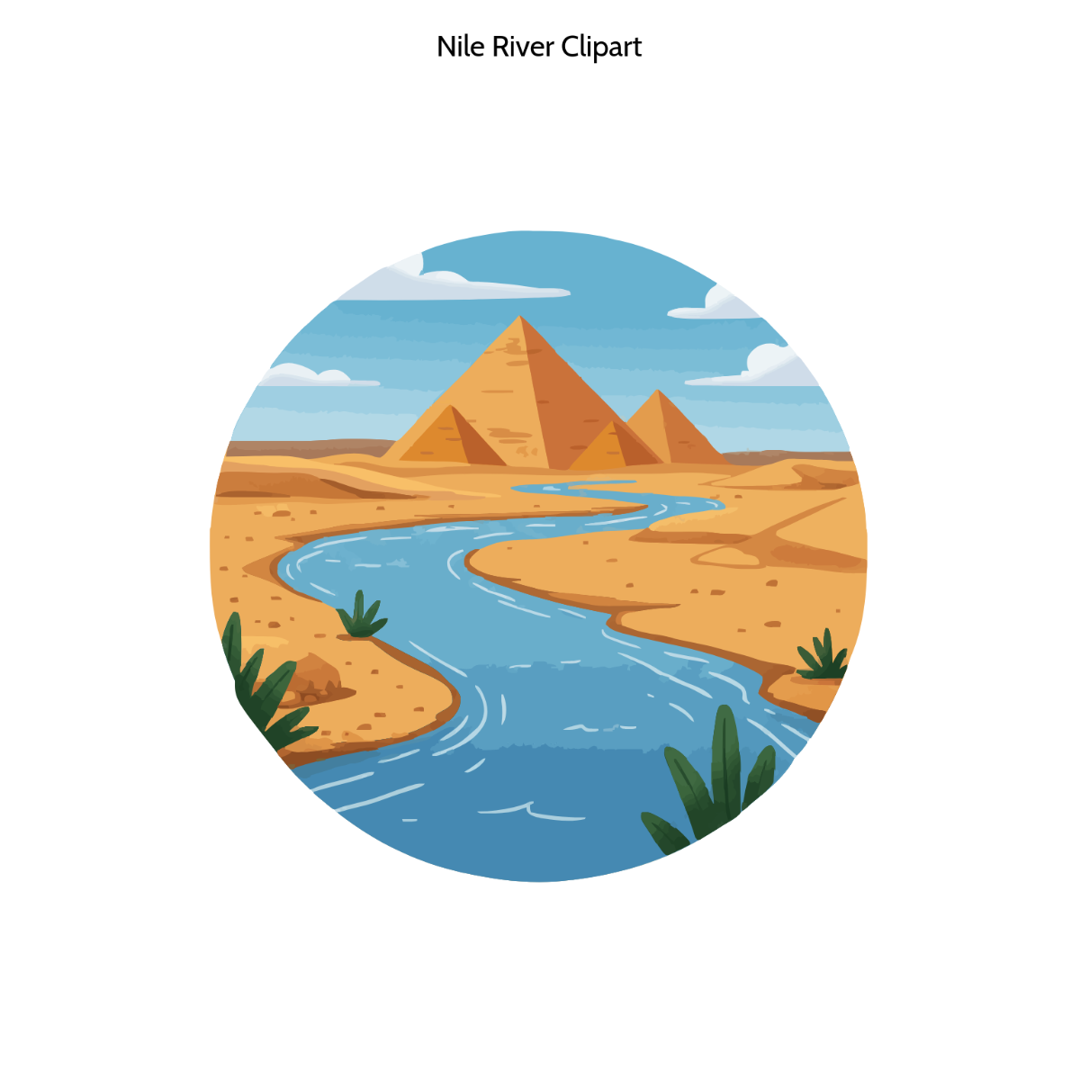 Free Nile River Clipart Template