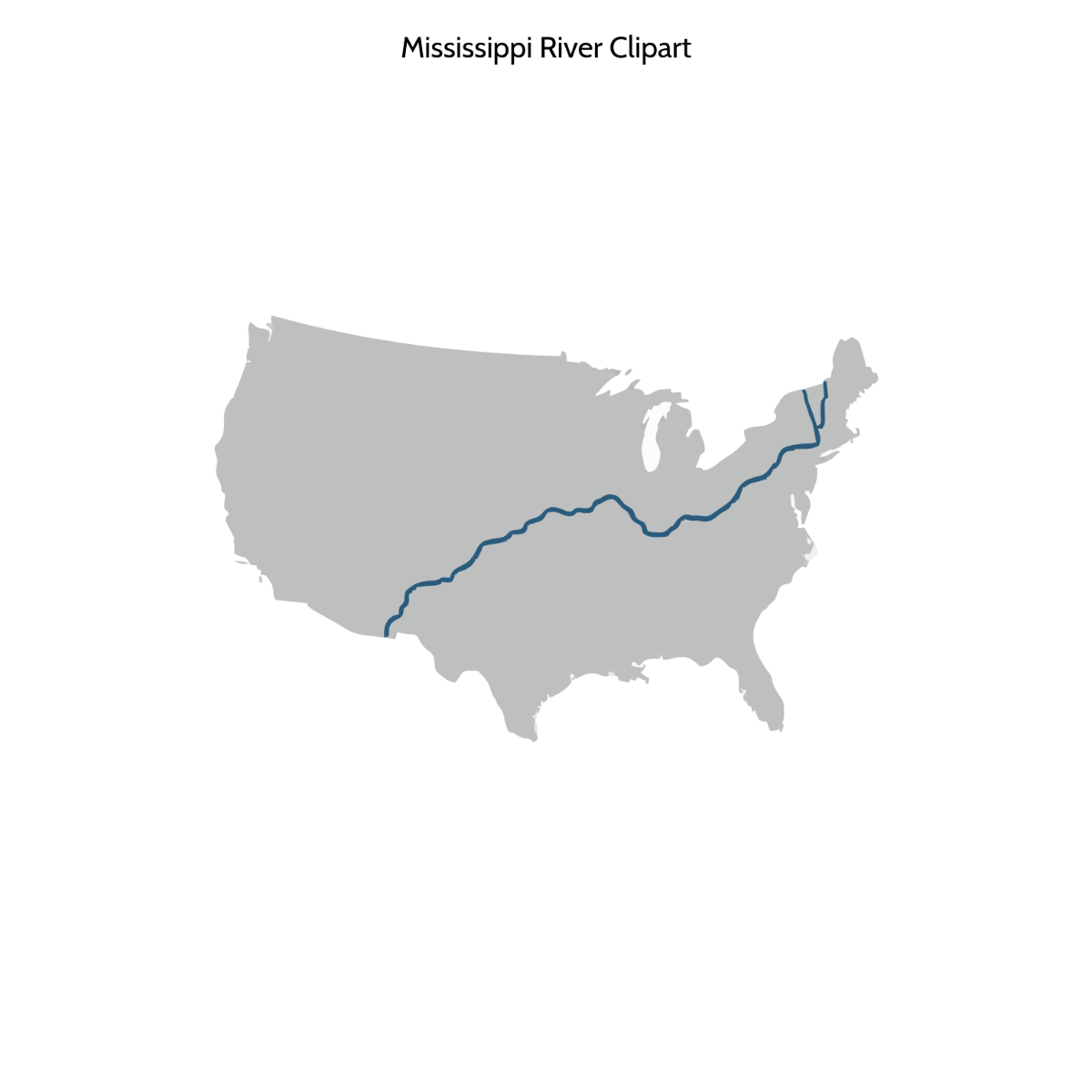 Free Mississippi River Clipart Template