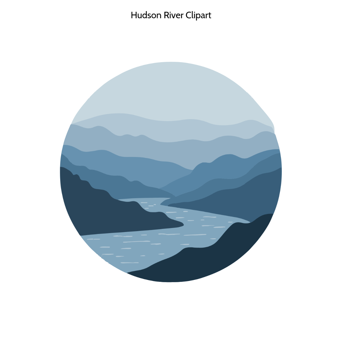 Free Hudson River Clipart Template