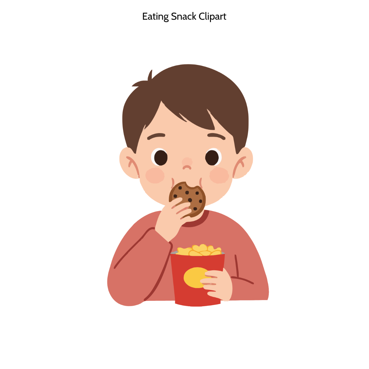 Free Eating Snack Clipart Template