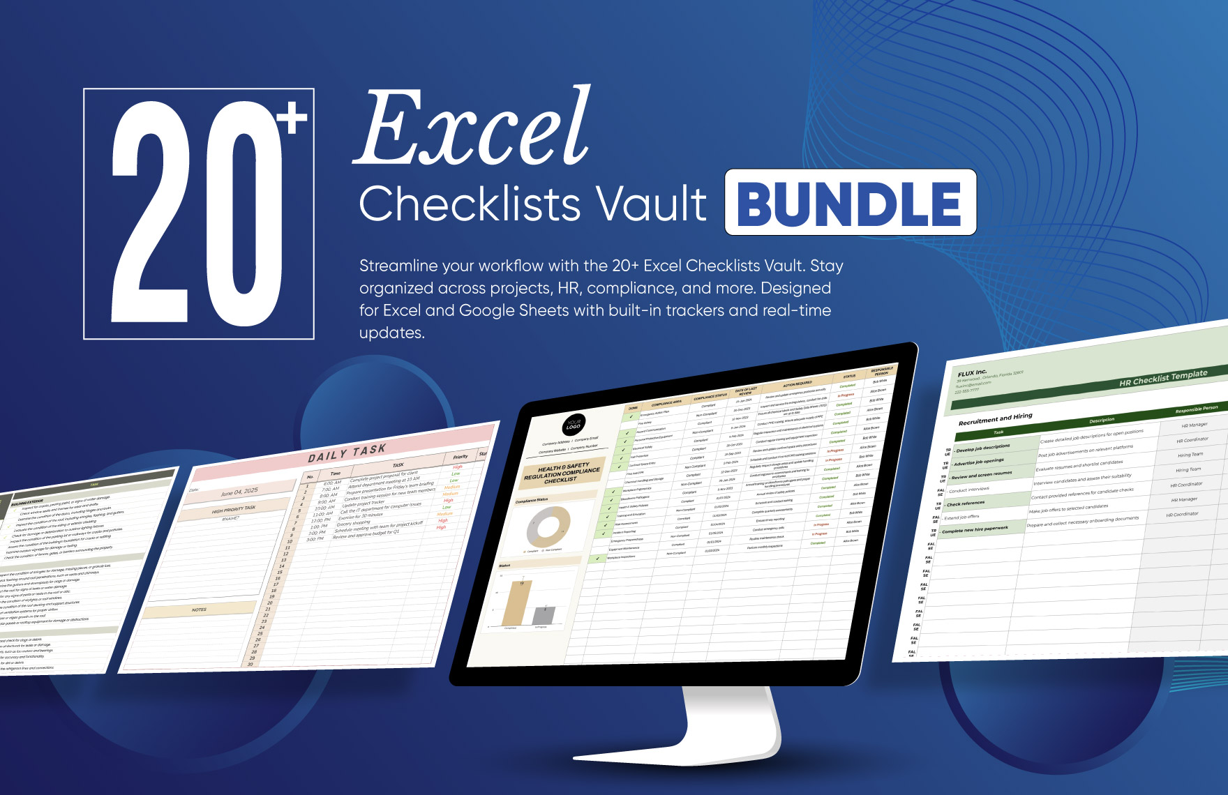 20+ Excel Checklists Vault Template Bundle in Excel, Google Sheets to Download