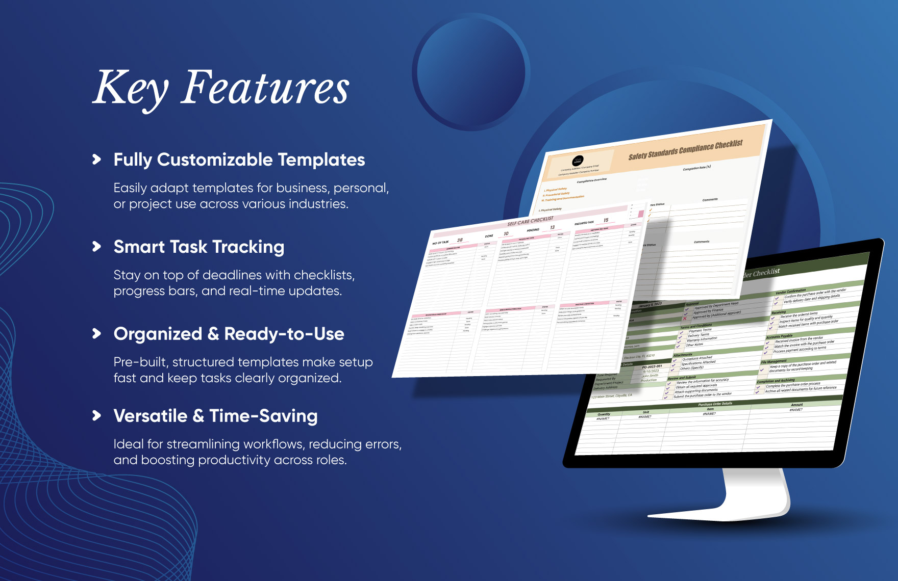 20+ Excel Checklists Vault Template Bundle