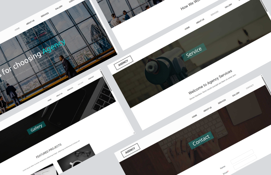Free Agency PHP Website Template