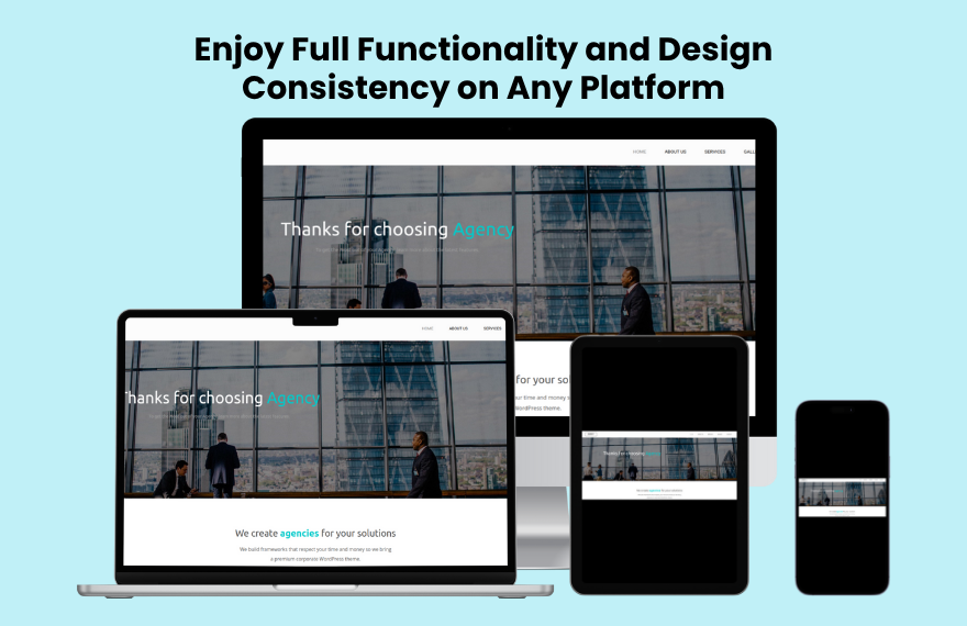 Free Agency PHP Website Template