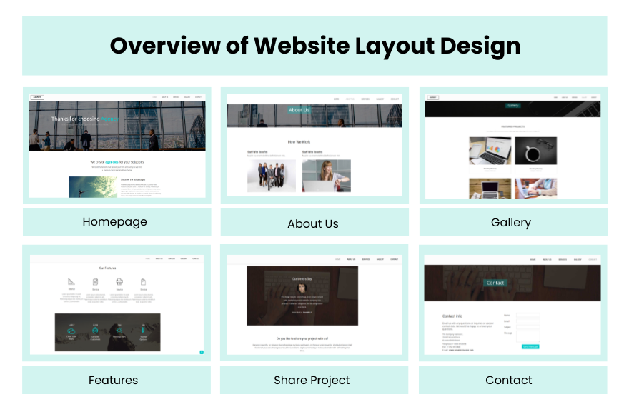 Free Agency PHP Website Template
