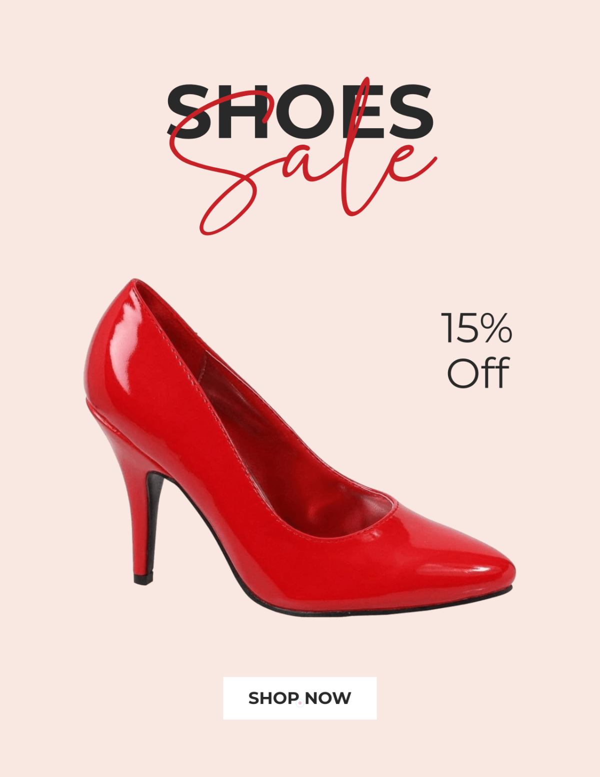 Free Lady Shoe Photo Template