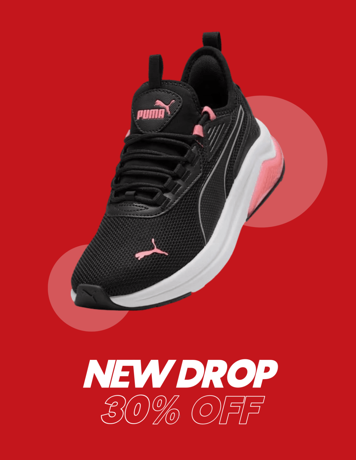 Free Modern New Drop Shoe Photo Template