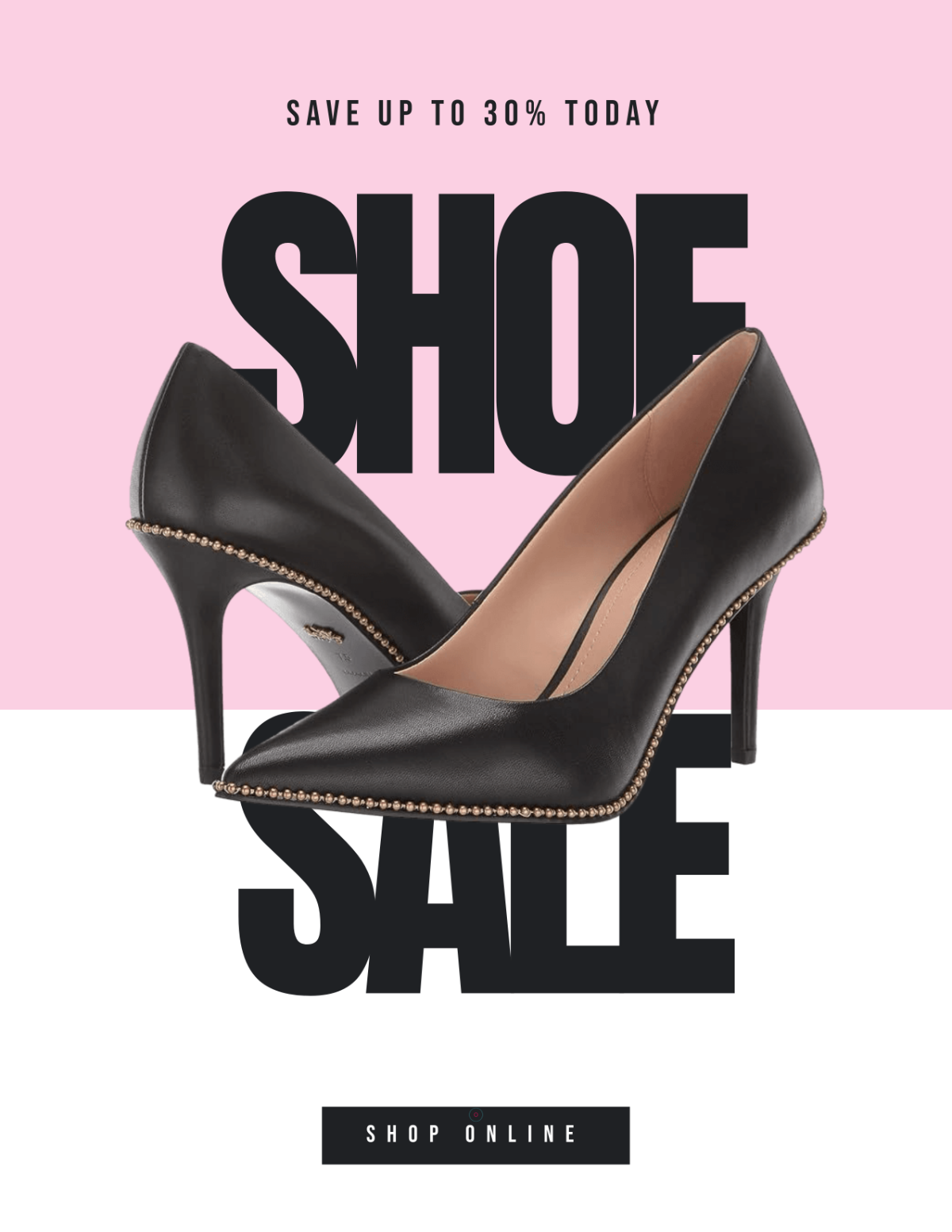 Free Women's Shoe Photo Template