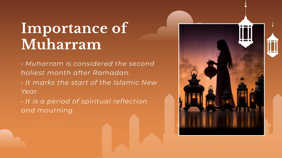 Free Muharram Presentation Template to Edit Online