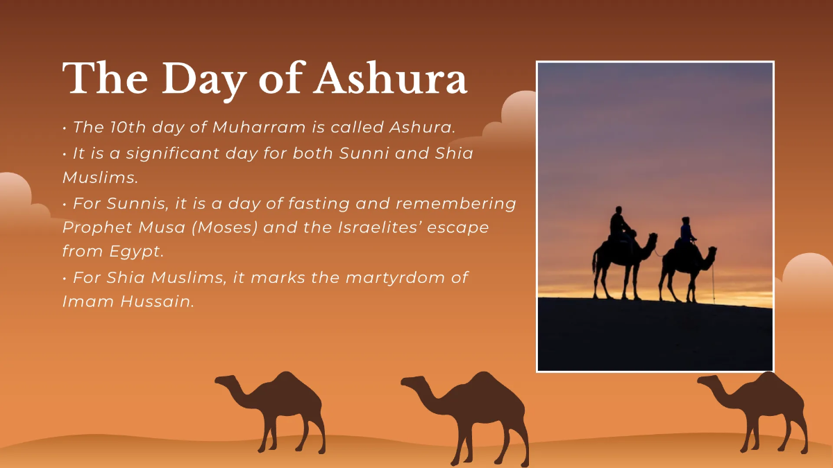 Free Muharram Presentation Template to Edit Online