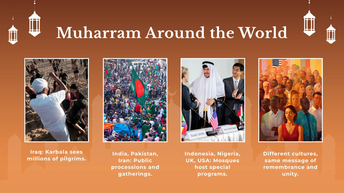 Free Muharram Presentation Template to Edit Online