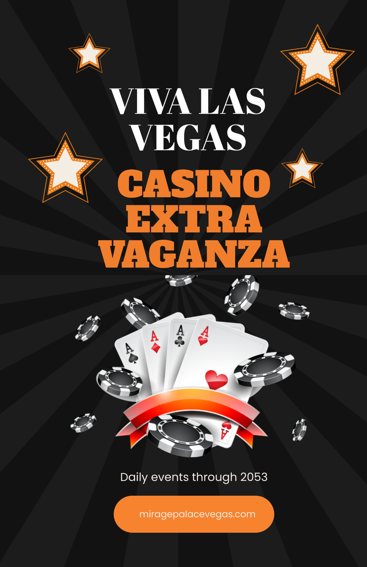 Free Vegas Casino Poster Template