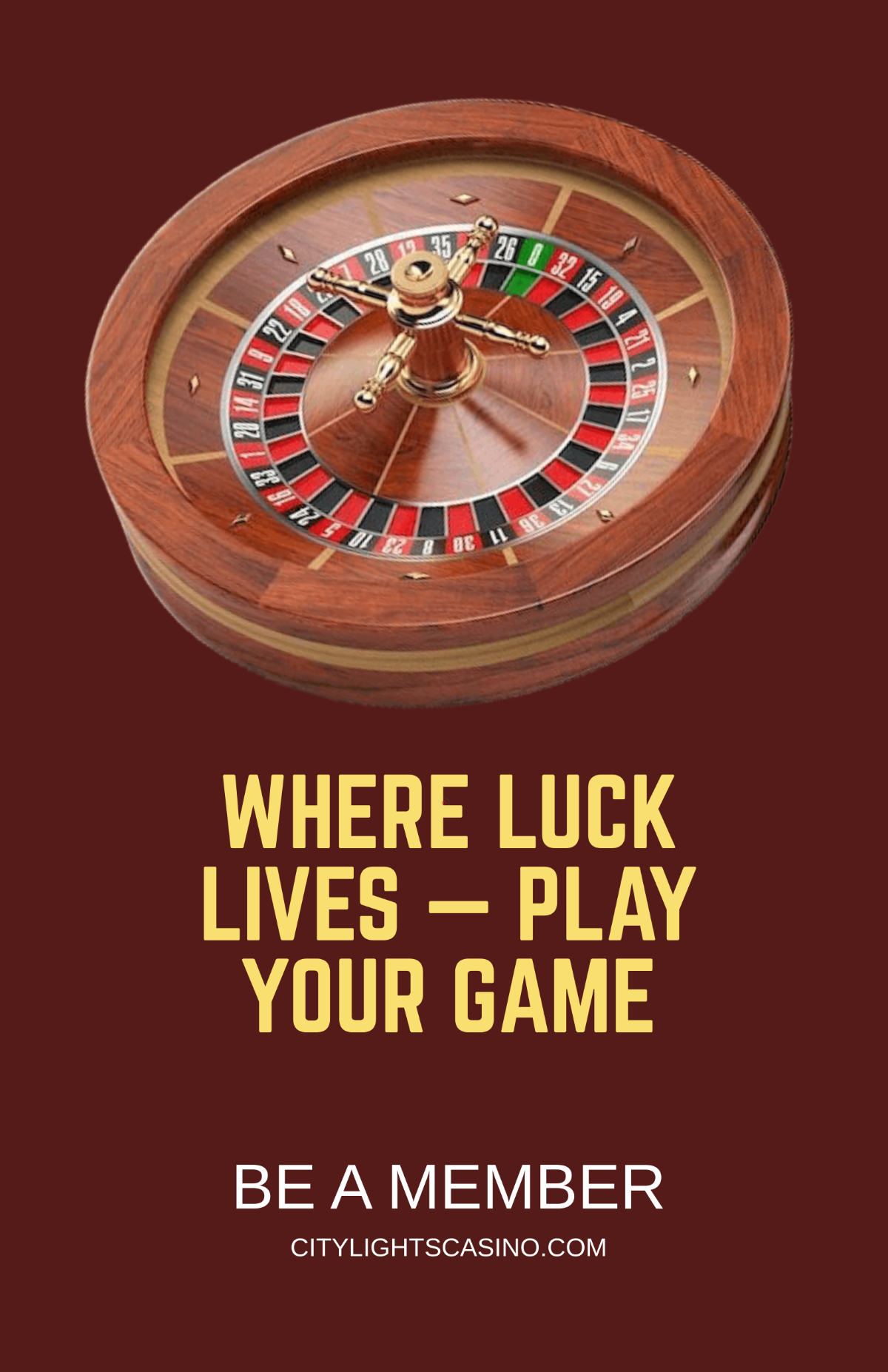Free Casino Poster Template
