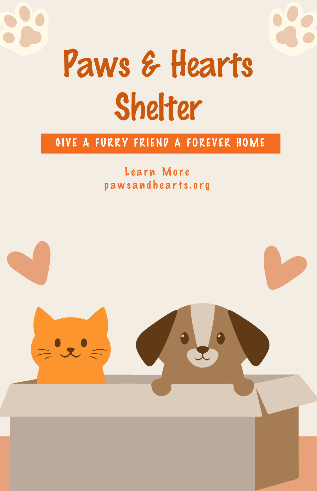 Free Charity Adoption Poster Template