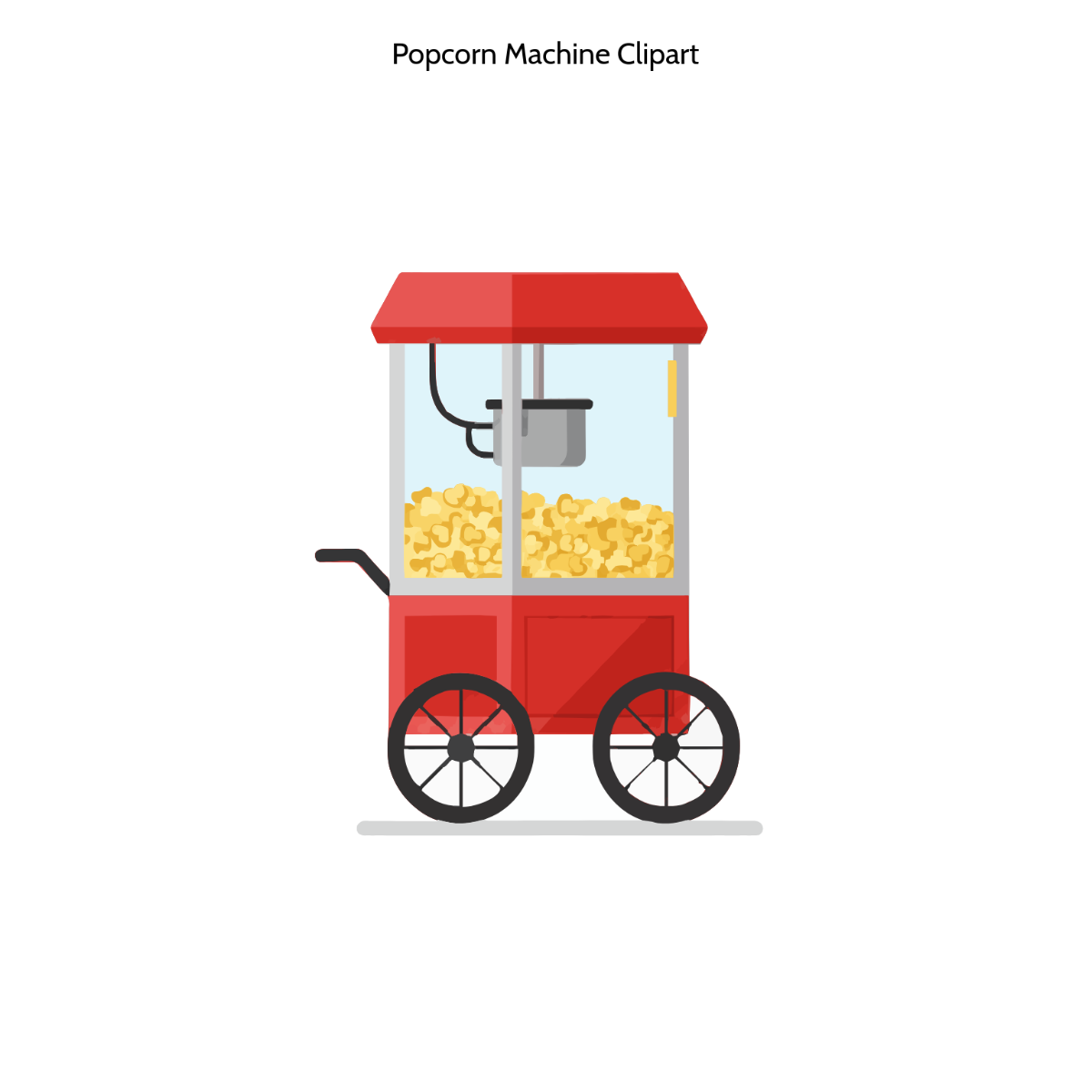 Popcorn Machine Clipart