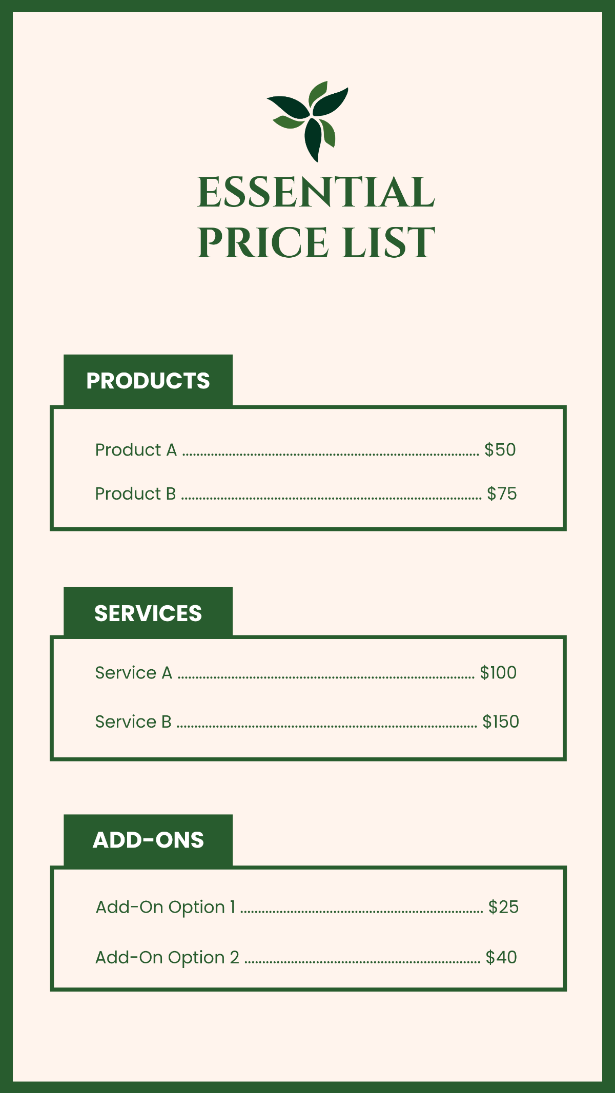 Free Nail Salon Price List Template To Edit Online Free Nail Salon Price List Template To Edit Online