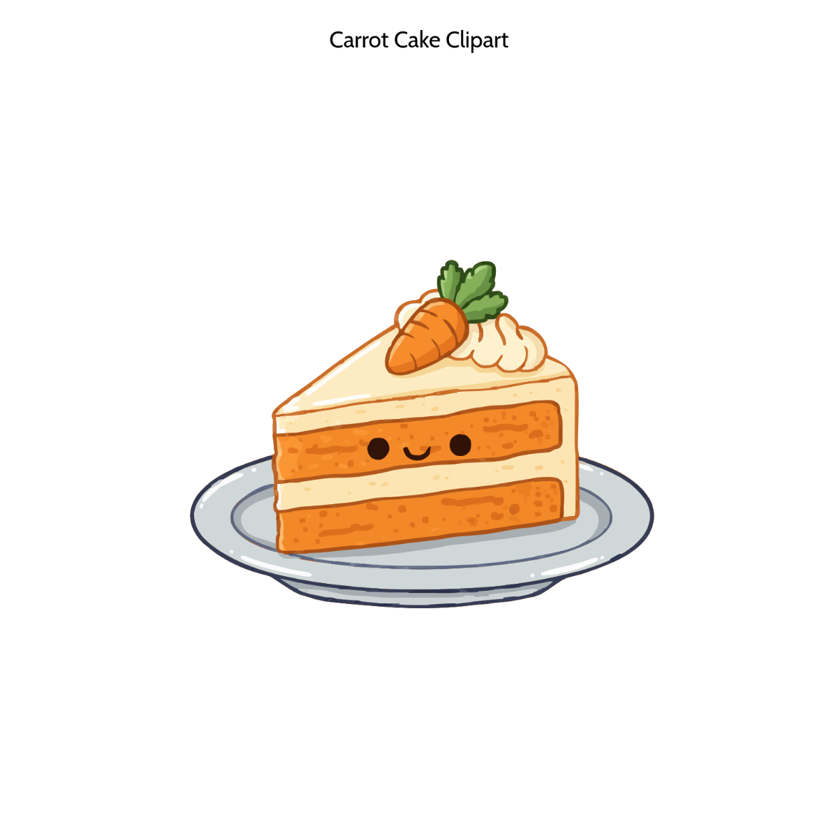 Carrot Cake Clipart