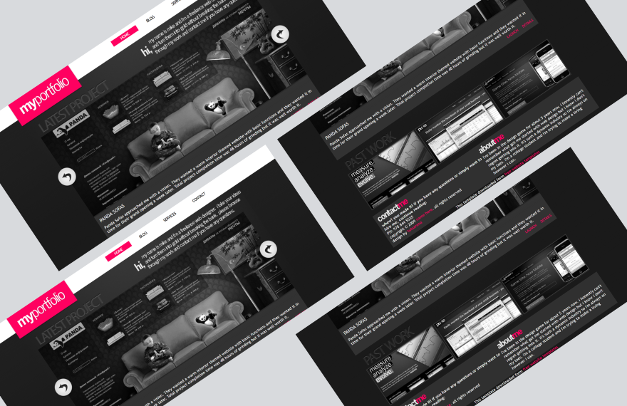 Free Personal Portfolio PHP Website