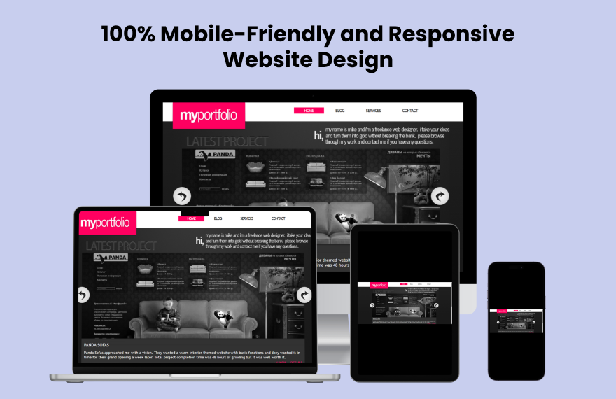 Free Personal Portfolio PHP Website