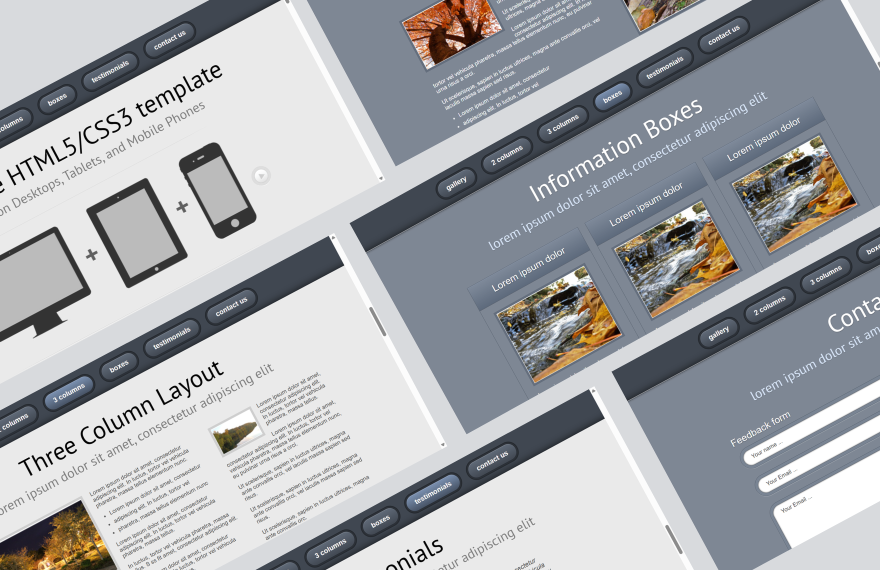 Free Responsive PHP Website