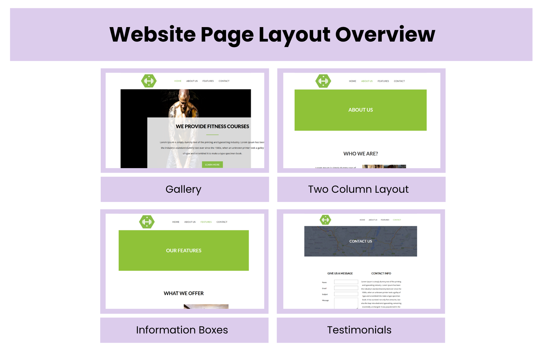 Free Gym PHP Website Template