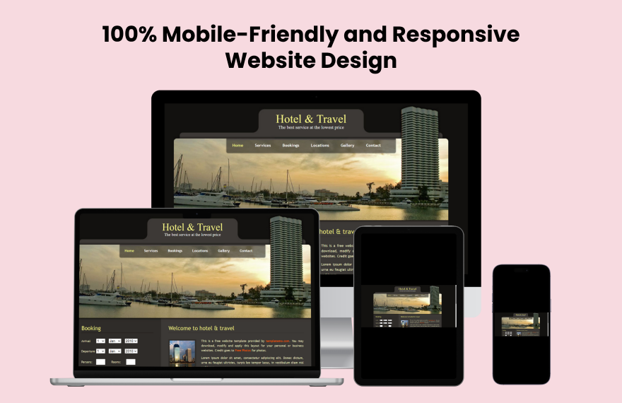 Free Hotel PHP Website